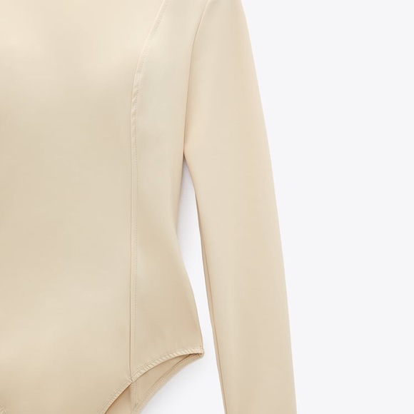 NWT Zara Neoprene Effect Bodysuit - Picture 6 of 7